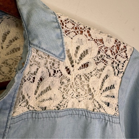 Anthropologie Holding Horses Novela Chambray Dress Size XS - Picture 6 of 12